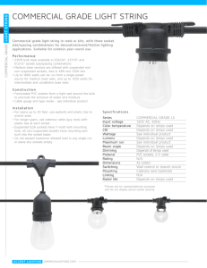 commercial grade light string