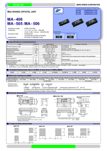 MA-406 MA-505 / MA-506