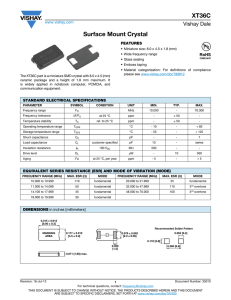 XT36C Datasheet