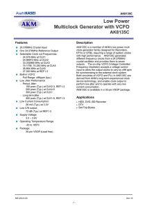 Data Sheet - Asahi Kasei Microdevices