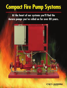 Compact Fire Pump Systems