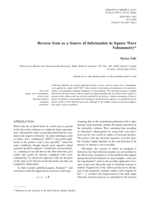 Reverse Scan as a Source of Information in Square Wave