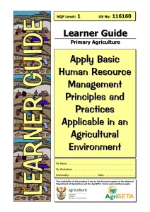 Apply Basic Human Resource Management Principles
