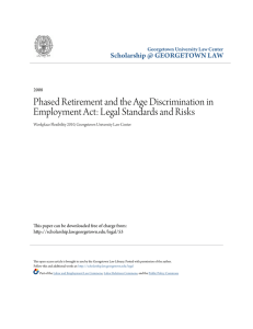 Phased Retirement and the Age Discrimination in Employment Act