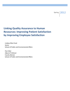 Linking Quality Assurance to Human Resources