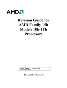 Revision Guide for AMD Family 15h Models 10h