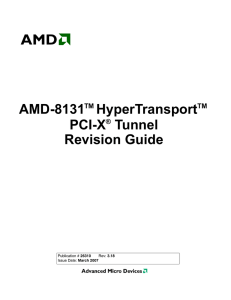 AMD-8131TM HyperTransportTM PCI