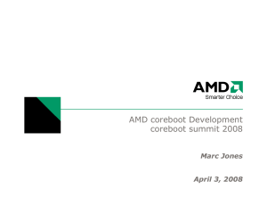 AMD coreboot Development