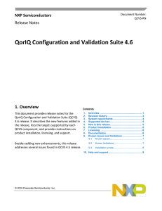 QorIQ Configuration and Validation Suite 4.6