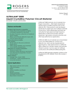 ULTRALAM® 3000 Liquid Crystalline Polymer