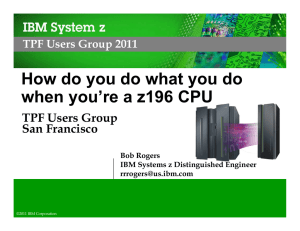 How do you do what you do when you`re a z196 CPU?
