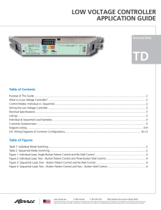 low voltage controller application guide