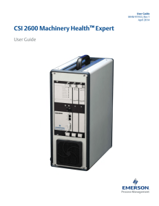 CSI 2600 Machinery Health™ Expert