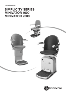 simplicity series minivator 1000 minivator 2000