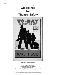 Guidelines for Theatre Safety