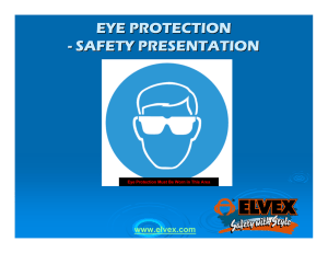 eye protection - safety presentation
