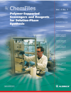 Polymer-Supported Scavengers and Reagents for - Sigma