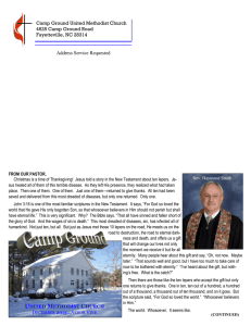 Newsletter Dec 13 - Camp Ground Church