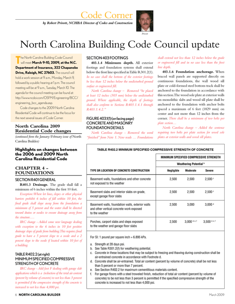 Nc Building Code Residential Image To U
