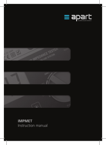 IMPMET manual