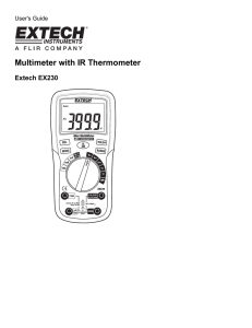 Multimeter with IR Thermometer - Prime Ltd Quality Safety Products
