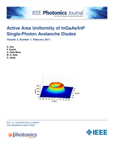Active Area Uniformity of InGaAs/InP Single