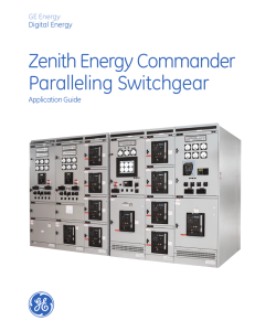 Zenith Energy Commander Paralleling Switchgear Application Guide