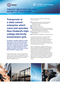 PRINCE2® Helps With Delivery Within IT at Transpower
