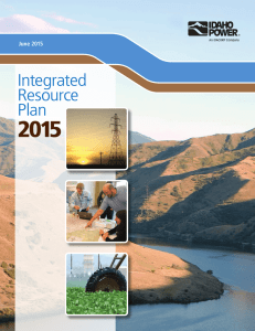 2015 Integrated Resource Plan