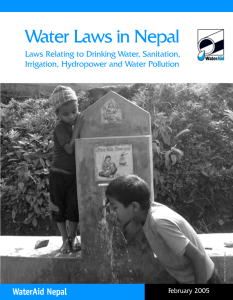 Water laws in Nepal