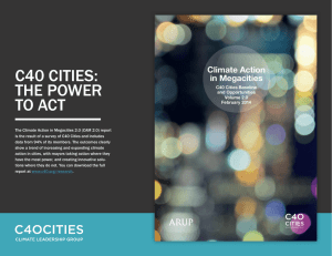 C40 CITIES: THE POWER TO ACT