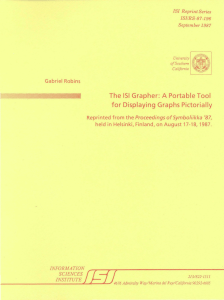 The ISI Grapher: A Portable Tool for Displaying Graphs Pictorially