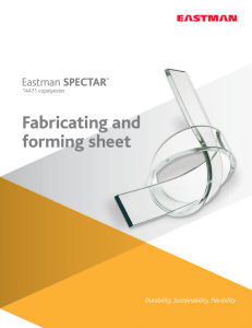 Fabricating and Forming Sheet