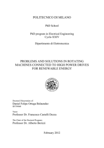 politecnico di milano problems and solutions in rotating machines