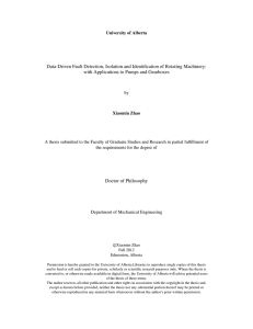 Data-Driven Fault Detection, Isolation and Identification of Rotating