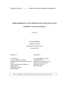 SHORT-HORIZON VALUE-GROWTH STYLE ROTATION WITH