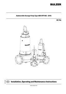 Submersible Sewage Pump Type ABS X FP 80C