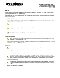 Studio Pro STP Product Manual