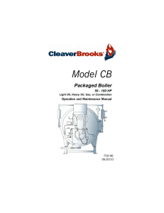 CB 50-100 HP Operation and Maintenance Manual - Cleaver