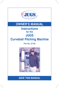 Curveball Pitching Machine Instructions
