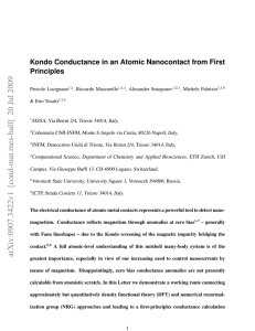 Kondo Conductance in an Atomic Nanocontact from First Principles
