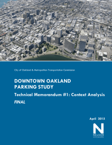 downtown oakland parking study