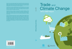 Trade and Climate Change report