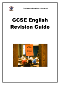 GCSE English Revision Guide
