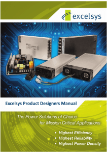 Excelsys Product Designers Manual