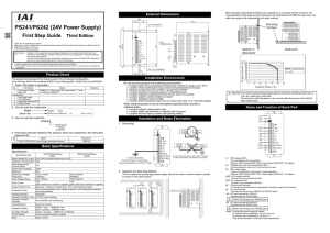 PS241/PS242 (24V Power Supply)