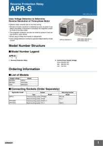 APR-S - OMRON Industrial Automation