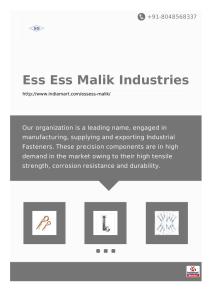 Ess Ess Malik Industries