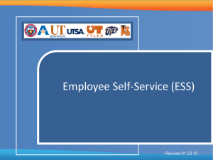 Employee Self-Service (ESS)