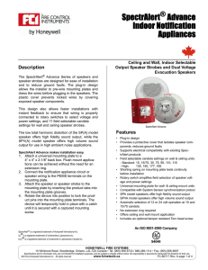 SpectrAlert Advance Indoor Notification Appliances